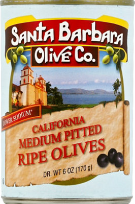 Santa Barbara Olive Co. Olives Ripe California Medium Pitted - 6 Oz - Image 2