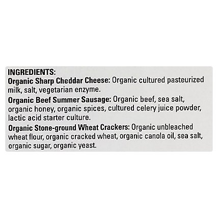 Organic Valley Snack Kit Sharp Chedder Bf Summer Sausage Org - 2.36 Oz - Image 4