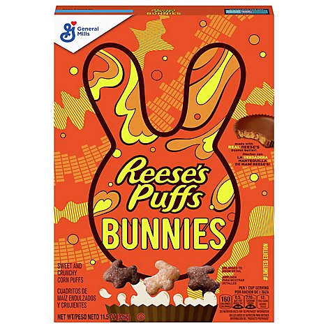 Gmi Reeses Puffs Bunnies Cereal - Each