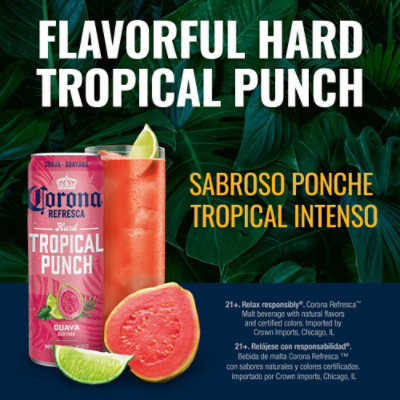 Corona Refresca Hard Tropical Punch Variety Pack Canned Cocktail 4.5% ABV Can - 12-12 Fl. Oz. - Image 4