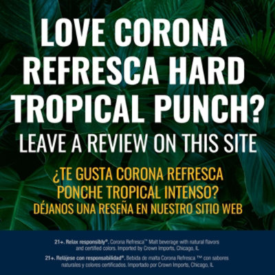 Corona Refresca Hard Tropical Punch Variety Pack Canned Cocktail 4.5% ABV Can - 12-12 Fl. Oz. - Image 5