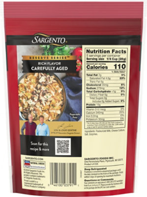 Sargento Reserve Series Shaved 14-Month Aged Parmesan Natural Cheese - 5 Oz - Image 6