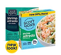 Scott & Jons Shrimp Bowl Alfredo Pasta - 8 Oz