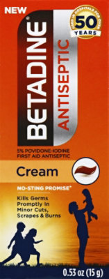 Betadine First Aid Cream - .53 Oz - Image 2