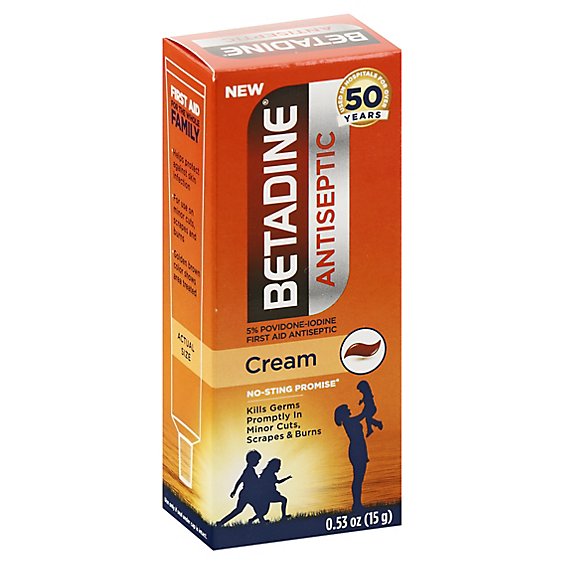 Betadine First Aid Cream - .53 Oz