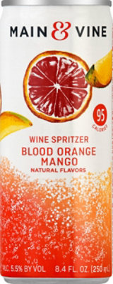 Main & Vine Blood Orange Mango Spritzer Wine - 250 Ml - Image 2