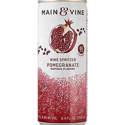 Main & Vine Pomegranate Spritzer Wine - 250 Ml - Image 2