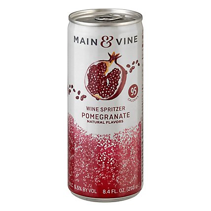 Main & Vine Pomegranate Spritzer Wine - 250 Ml - Image 1