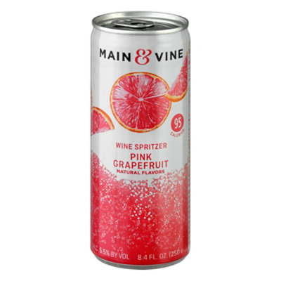 Main & Vine Pink Grapefruit Spritzer Wine - 250 Ml