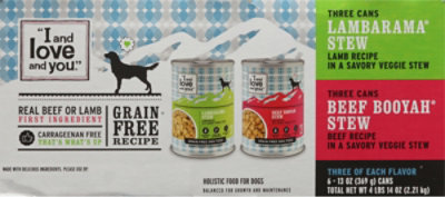 I and love and you Baaad Moooon On The Rise Wet Dog Food Variety Pack - 6-13 Oz - Image 5