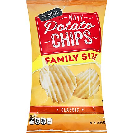 Signature Select Potato Chip Classic Family Size - 10 Oz - Image 2