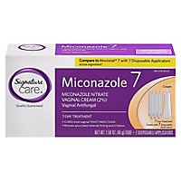 Signature Care Cream Vaginal Miconazole Nitrate 7 Day Treatment - 1.59 Oz - Image 4