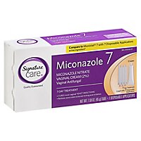 Signature Care Cream Vaginal Miconazole Nitrate 7 Day Treatment - 1.59 Oz - Image 1