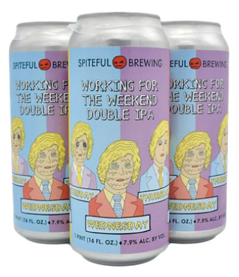 Spiteful Working For The Weekend Dipa 4/16c - 4-16 Fl. Oz. - Image 1