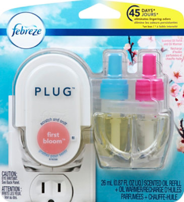 Febreze Plug First Bloom Scented Oil Refill With Warmer Recharge - 0.87 Oz - Image 2