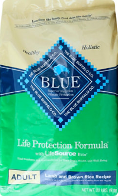 Blue Life Protection Formula Dog Food Adult Lamb And Brown Rice Recipe - 22 Lb - Image 2