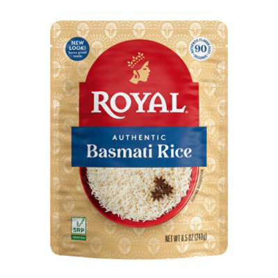 Royal Ready-to-Heat Basmati Long Grain White Rice - 8.5 Oz - Image 1