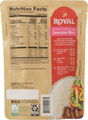 Royal Rice Ready To Heat White Jasmine - 8.5 Oz - Image 6