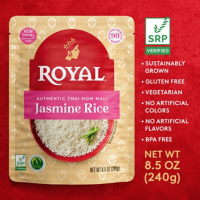 Royal Rice Ready To Heat White Jasmine - 8.5 Oz - Image 3