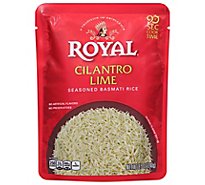 Royal Rice Ready To Heat Seasoned Basmati Cilantro Lime - 8.5 Oz