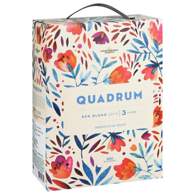 Qaudrum Red Blend Wine - 3 Lt - Image 1