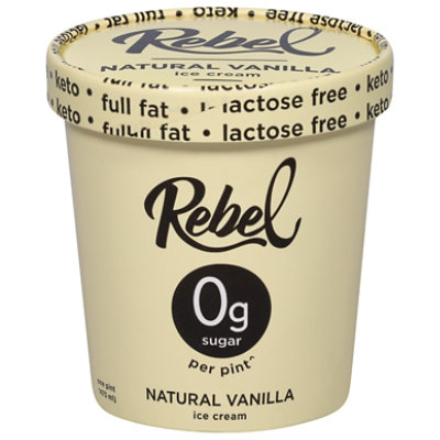 Rebel Ice Ice Cream Vanilla - 1 Pint - Image 3