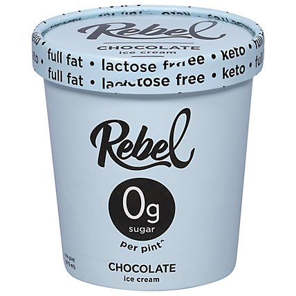 Rebel Ice Ice Cream Chocolate - 1 Pint - Image 2