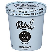 Rebel Ice Ice Cream Chocolate - 1 Pint - Image 2