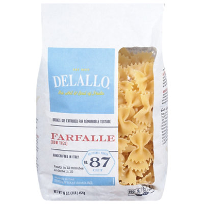 DeLallo Pasta Farfalle No. 87 - 16 Oz - Image 3