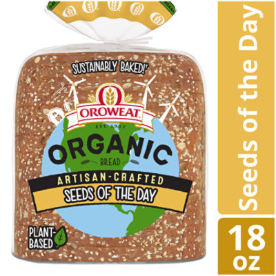 Oroweat Organic Bread Artisan Crafted Seeds Of The Day - 18 Oz