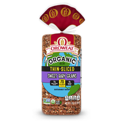 Oroweat Organic Thin Sliced Sweet Baby Grains Bread - 20 Oz - Image 2