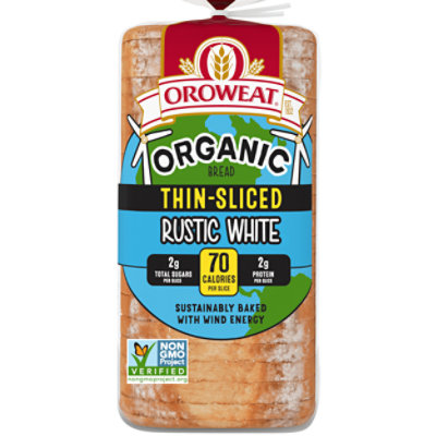 Oroweat Organic Thin Sliced Rustic White Bread - 20 Oz - Image 1