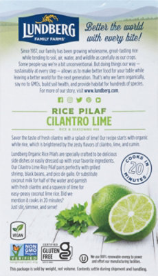Lundberg Family Farms Organic Cilantro Lime White Rice  - 5.5 Oz - Image 5