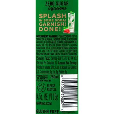 Smirnoff Zero Sugar Watermelon & Mint Infusions - 750 Ml - Image 4