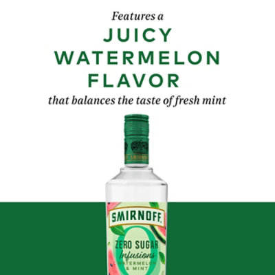 Smirnoff Zero Sugar Watermelon & Mint Infusions - 750 Ml - Image 3