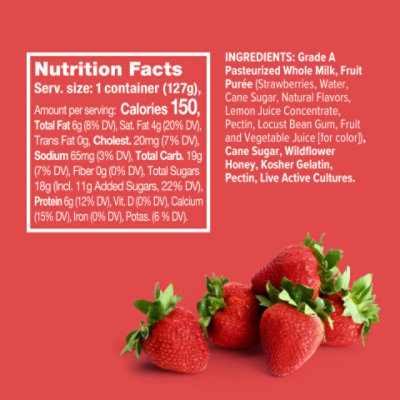 Noosa Finest Yoghurt Strawberry - 4.5 Oz - Image 3