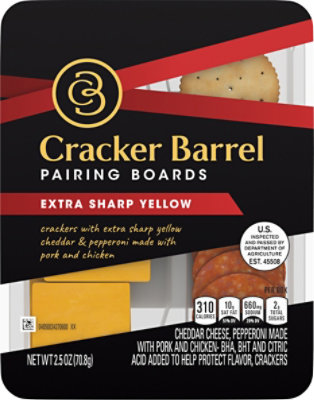 Cracker Barrel Pairing Boards Extra Sharp Yellow - 2.5 Oz - Image 2