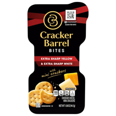  Cracker Barrel Bites Single Serve Convenience Meals - 1.58 Oz 