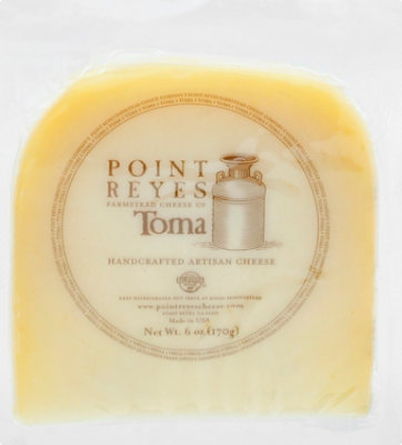 Point Reyes Vegetarian Toma Cheese Wedge - 6 Oz - Image 2