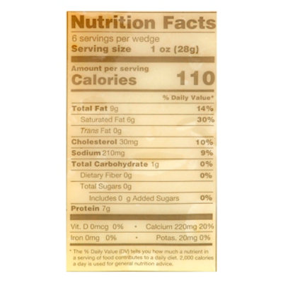 Point Reyes Vegetarian Toma Cheese Wedge - 6 Oz - Image 4