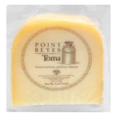 Point Reyes Vegetarian Toma Cheese Wedge - 6 Oz - Image 1