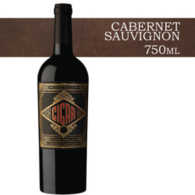 Cigar Bourbon Barrel Aged Cabernet Sauvignon Red Wine - 750 Ml