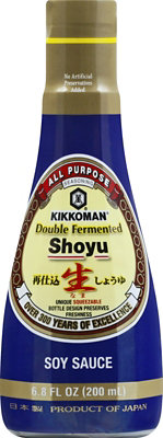 Kikkoman Soy Sauce Double Fermented - 6.8 Fl. Oz.