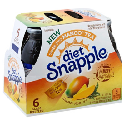 Snapple Diet Iced Tea Mango - 6-16 Fl. Oz.