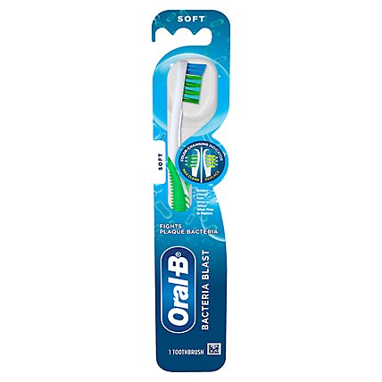 Oral-B Bacteria Blast Manual Soft Toothbrush - Each - Image 2