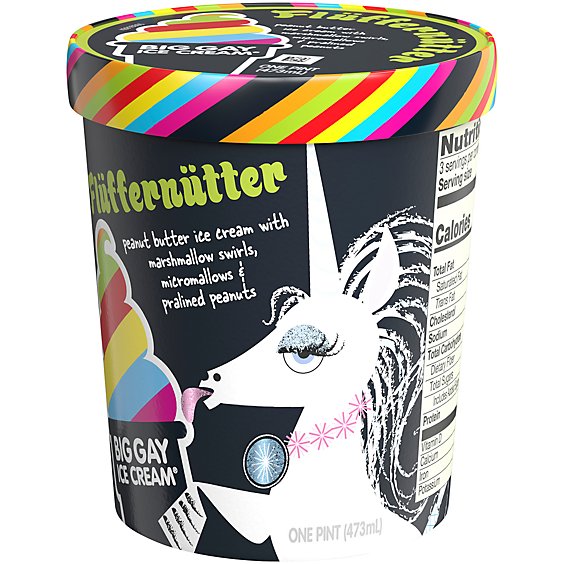 Big Gay Ice Cream Fluffernutter 1 Pint - 473 Ml