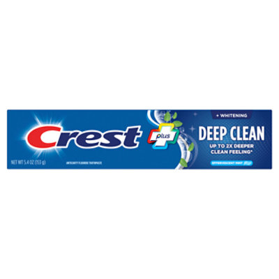 Crest Complete Plus Toothpaste +Whitening Deep Clean Effervescent Mint - 5.4 Oz - Image 2