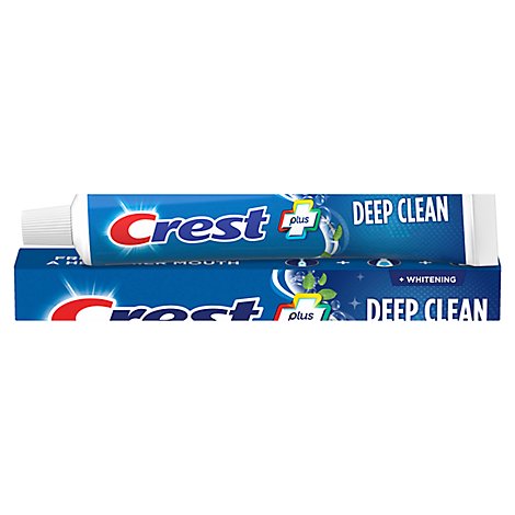 Crest Complete Plus Toothpaste +Whitening Deep Clean Effervescent Mint - 5.4 Oz