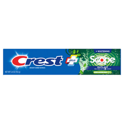 Crest Complete + Scope Outlast Whitening Toothpaste Mint - 5.4 Oz - Image 3