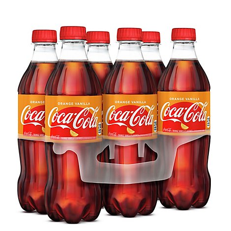 Coca-Cola Soda Orange Vanilla - 6-16.9 Fl. Oz.
